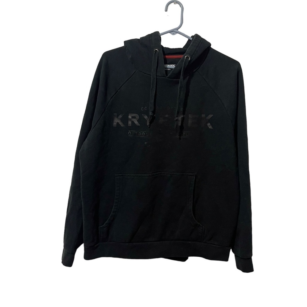 Kryptek Hoodie Men Medium Black‎ Drawstring Combat Outdoor Sweatshirt Pullover